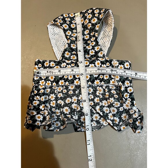 Flowered Dog Dress Harness, Size M - Picture 8 of 8